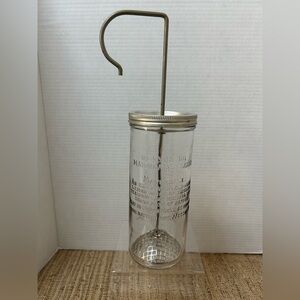 Vintage Wesson Oil Glass Mayonnaise Maker Instruction’s Embossed On Glass. EUC!